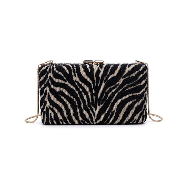 Sade Evening Bag - Zebra