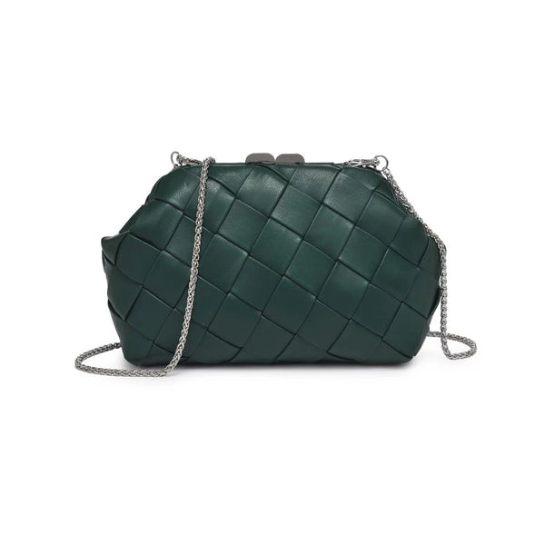 Pauline Woven Crossbody - Forest