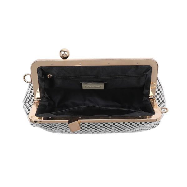 Bianca Clutch - Black/White