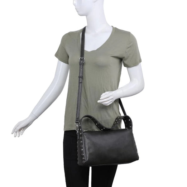 Jane Crossbody - Gunmetal