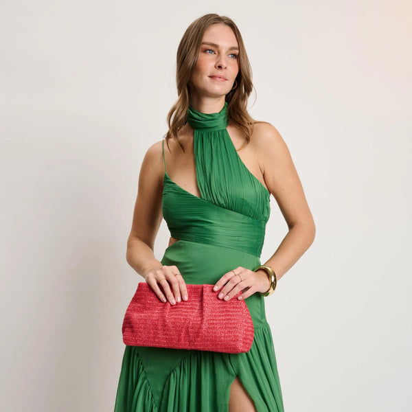 Breeze Clutch - Coral