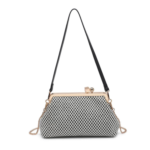 Bianca Clutch - Black/White