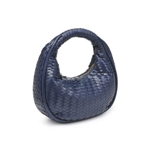 Cassidy Woven Clutch - Midnight