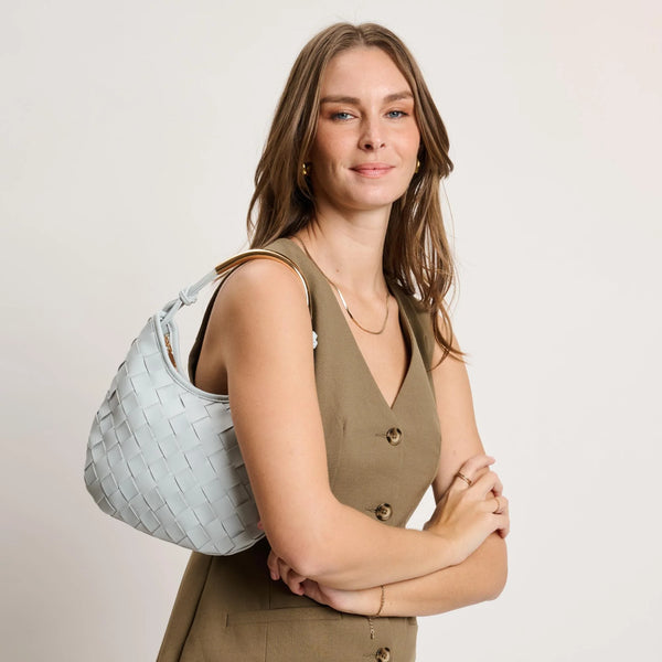 Lucia Hobo Bag - Ice Blue