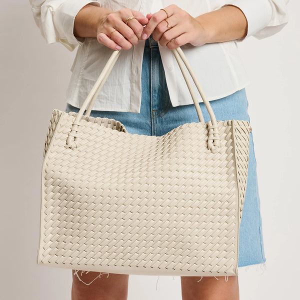 Jackie Tote - Cream