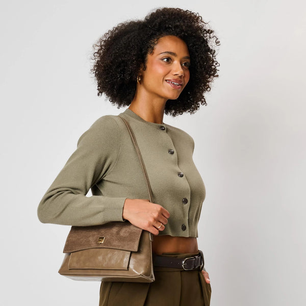 Aly Crossbody - Taupe