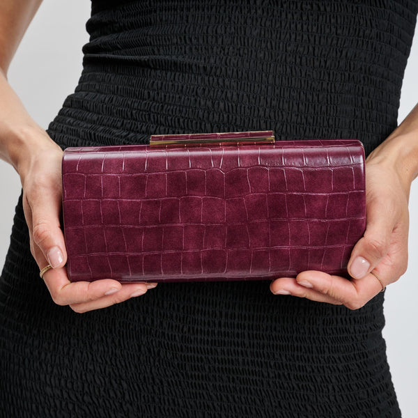 Sienna Evening Bag - Wine