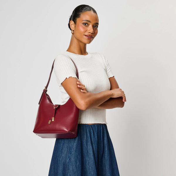 Blair Shoulder Bag - Burgundy
