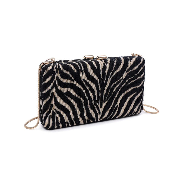 Sade Evening Bag - Zebra