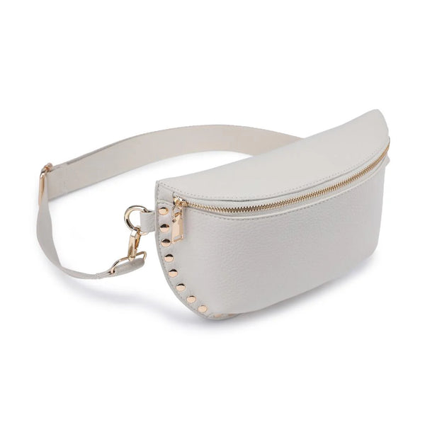 Gizelle Belt Crossbody Bag - Stone