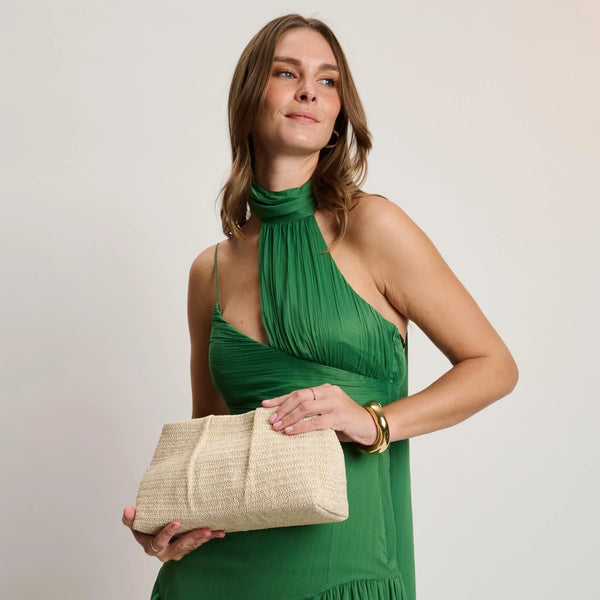 Breeze Clutch - Cream