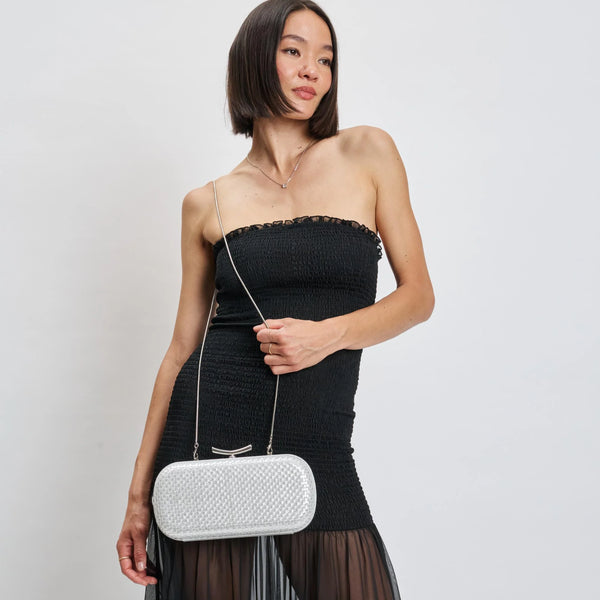 Victoria Evening Bag - Silver