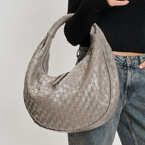 Cassandra Hobo Bag - Grey