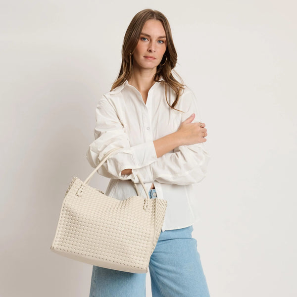 Jackie Tote - Cream
