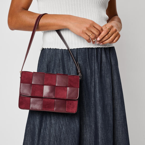 Tanya Crossbody - Burgundy