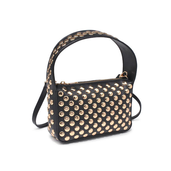 Isabel Studded Crossbody - Black