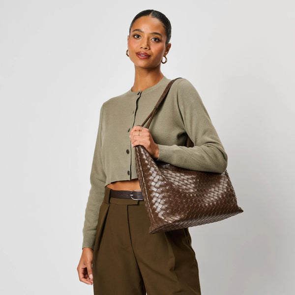 Ezia Hobo Bag - Chocolate