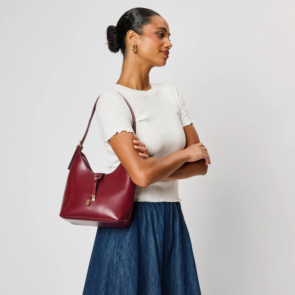 Blair Shoulder Bag - Burgundy