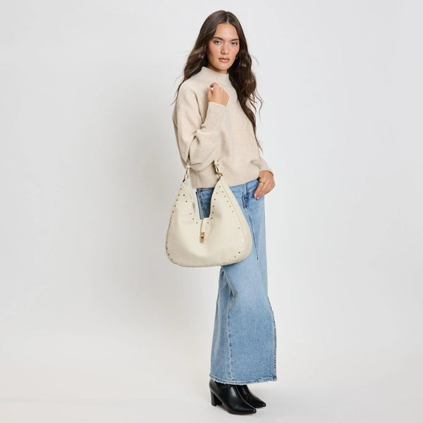 Olivia Hobo Bag - Cream