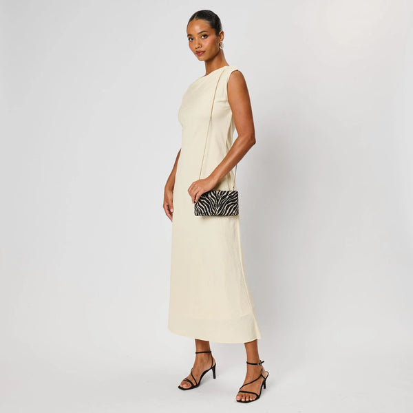 Sade Evening Bag - Zebra