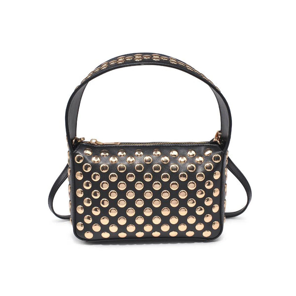 Isabel Studded Crossbody - Black