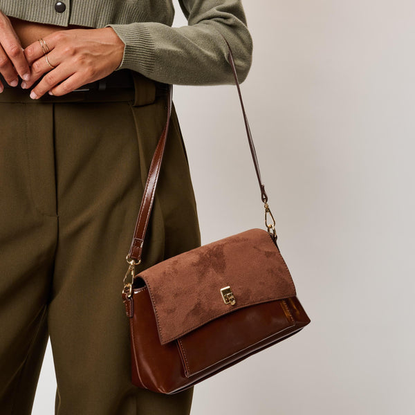 Aly Crossbody - Chocolate