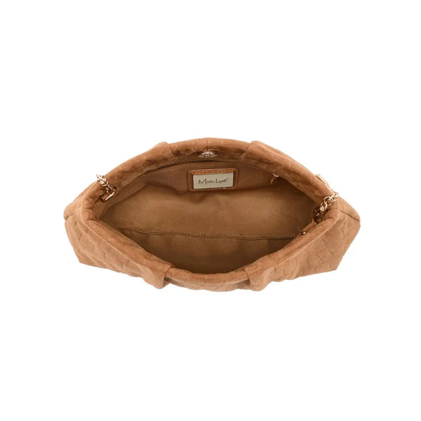 Elva Croco Clutch - Tan