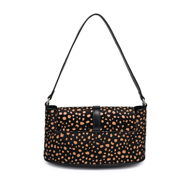 Urisa Shoulder Bag - Black/Tan