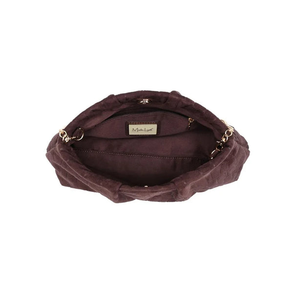 Elva Croco Clutch - Chocolate