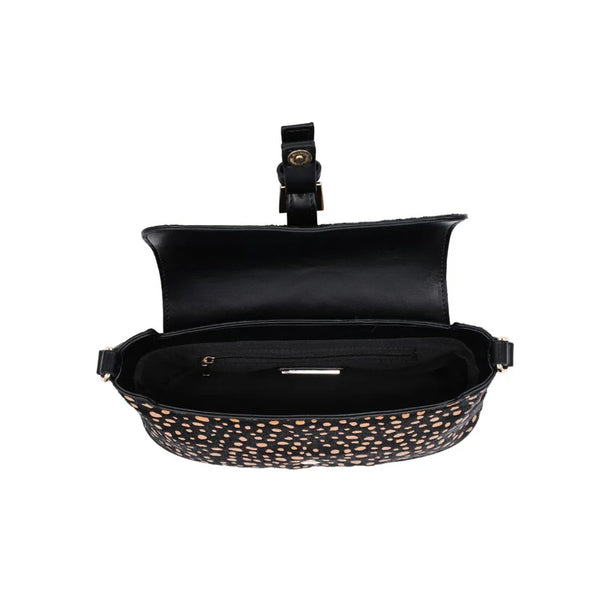 Urisa Shoulder Bag - Black/Tan