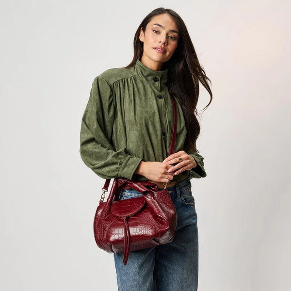 Amaya Satchel - Burgundy
