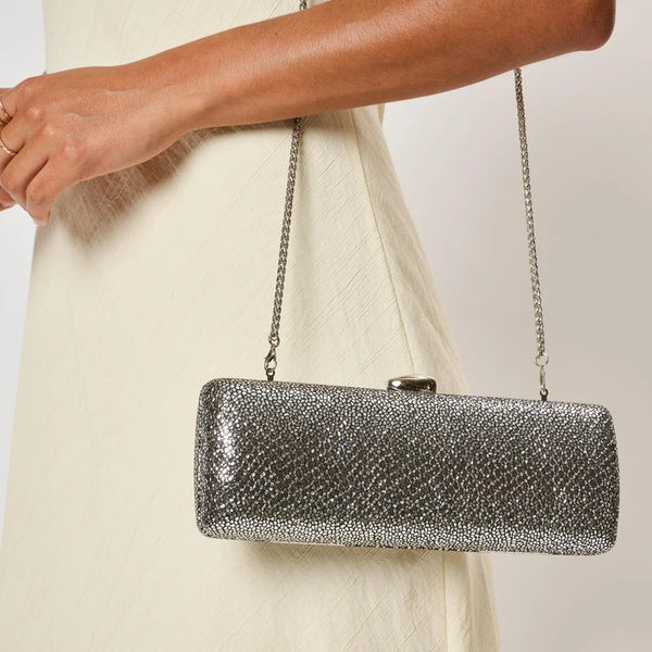 Elestine Evening Bag - Silver