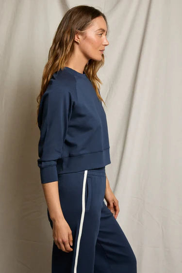 Mikos Travel Wide Leg Pant - Navy