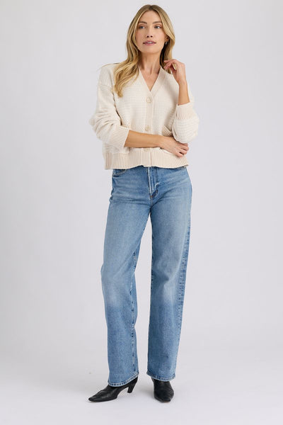 Nyssa Cardigan - Cream Combo