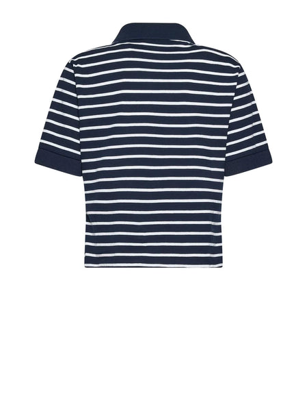 Karius Polo - Blue Ocean/White