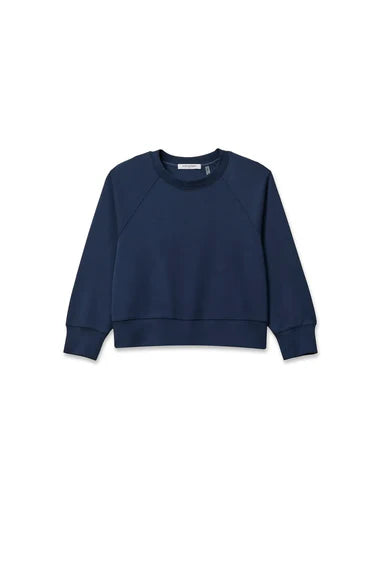 Nell Travel Raglan Sweatshirt - Navy