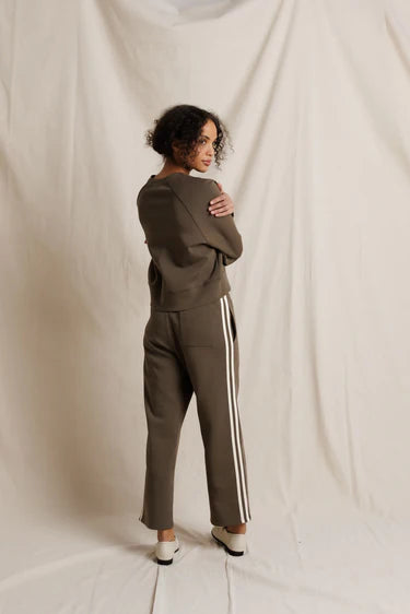 Claud Track Pant - Dark Olive