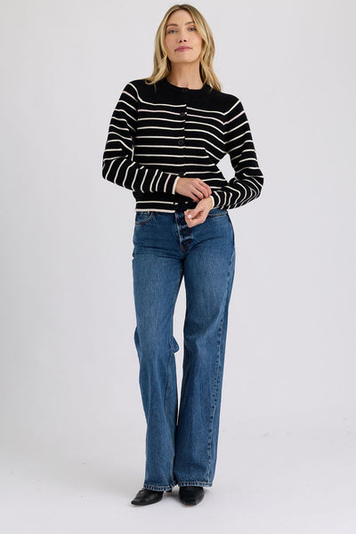 Hannah Cardigan - Black Combo