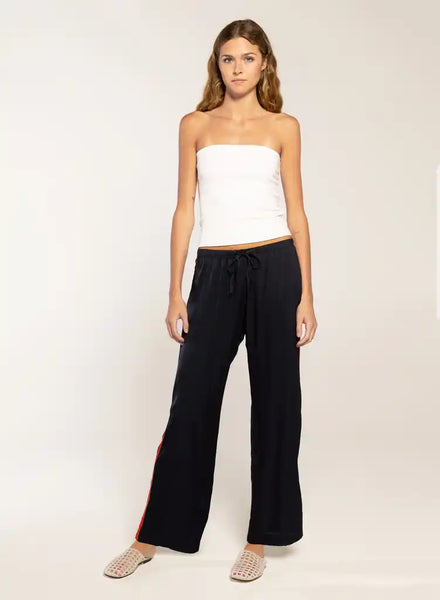 Britt Track Pant - Navy/Cherry