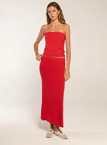 Jilian Skirt - Cherry
