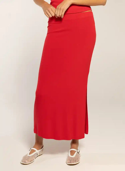 Jilian Skirt - Cherry