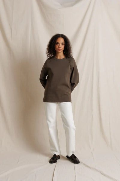 Sevilla Raglan Sweatshirt - Dark Olive