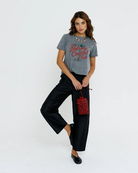 Everyday Tee - Holiday Cocktail Club - Heather Grey