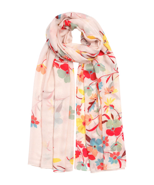 Falling Flowers Wrap - Multi