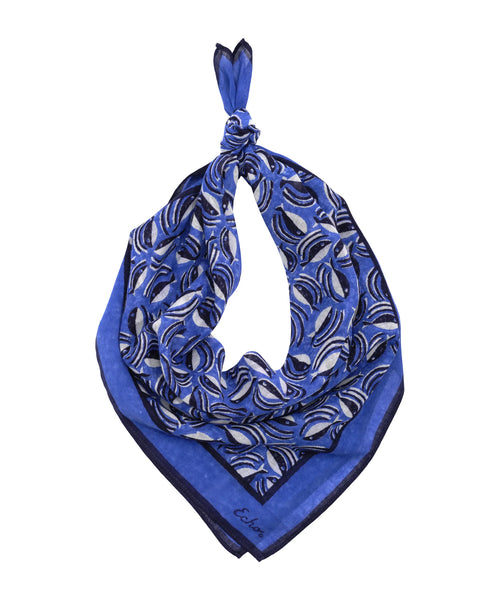Shoal Of Fish Bandana - Ultramarine