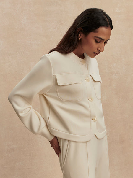 Hartwell Button Through Sweat - Pristine