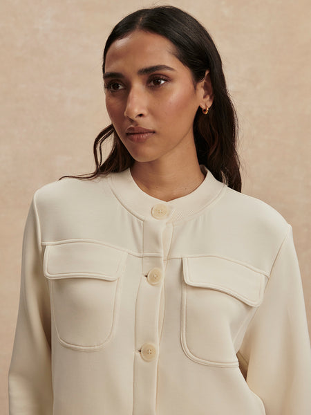 Hartwell Button Through Sweat - Pristine