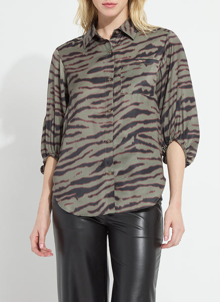 Victorian Flowy Balloon Sleeve Top - Untamed Grace
