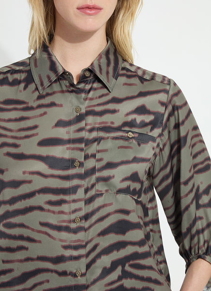 Victorian Flowy Balloon Sleeve Top - Untamed Grace