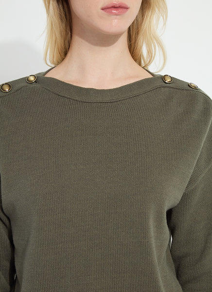 Adelaide Pullover Sweater - Mosswood